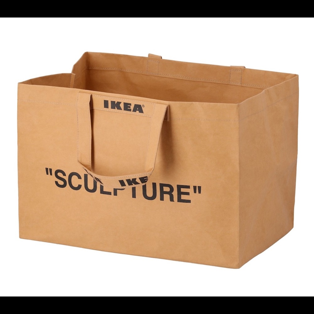 IKEA X Virgil Abloh Off White Large 21 gal Bag NWT